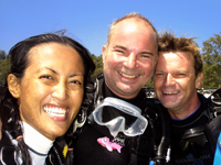 The Sharkey Scuba team