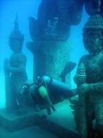 Underwater diving park at Racha Yai island, Phuket