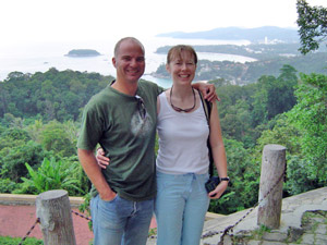 Instructor Iain and Divemaster Juliet