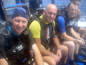 Nigel, Stu and Matthew
