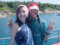 Dana and Oui, Christmas Day 2010