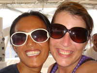 Jen and Oui at Koh Bon