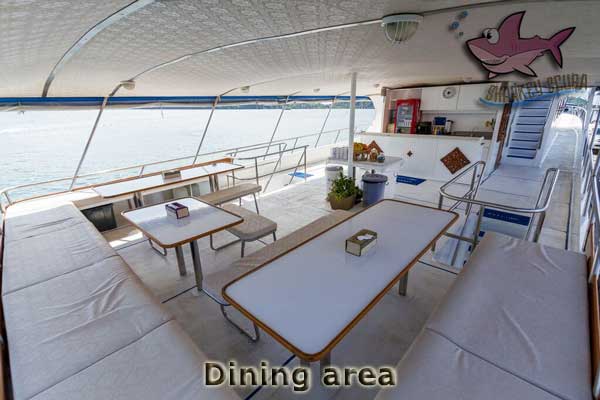 MV Pawara - dining area