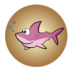 Sharkey Scuba logo